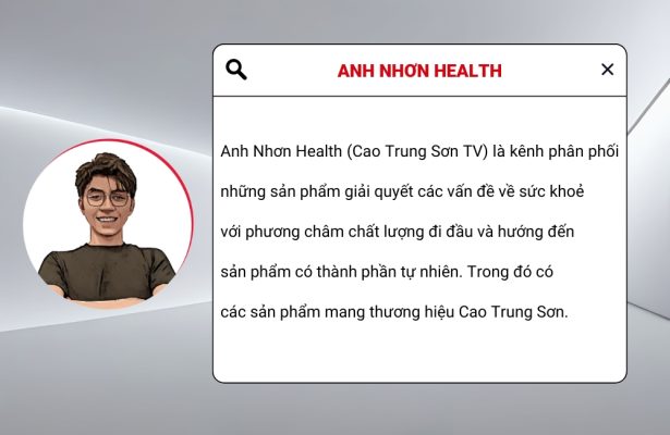 Anh Nhơn Health là kênh phân phối những sản phẩm giải quyết các vấn đề về sức khoẻ