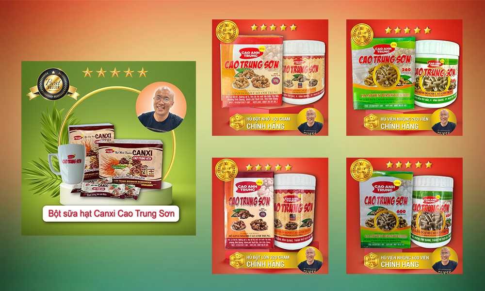 Sản phẩm thương hiệu Cao Trung Sơn