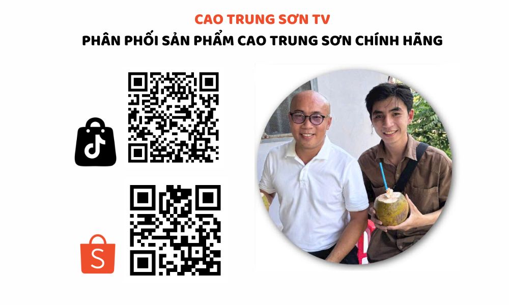Mua sản phẩm Cao Trung Sơn bằng cách quét mã