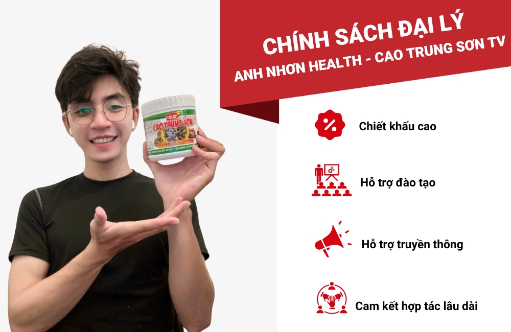 Chính sách hỗ trợ đại lý của Anh Nhơn Health - Cao Trung Sơn TV