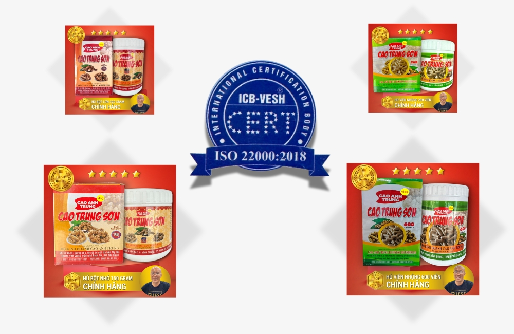 Sản phẩm bột ngải đen Cao Trung Sơn
